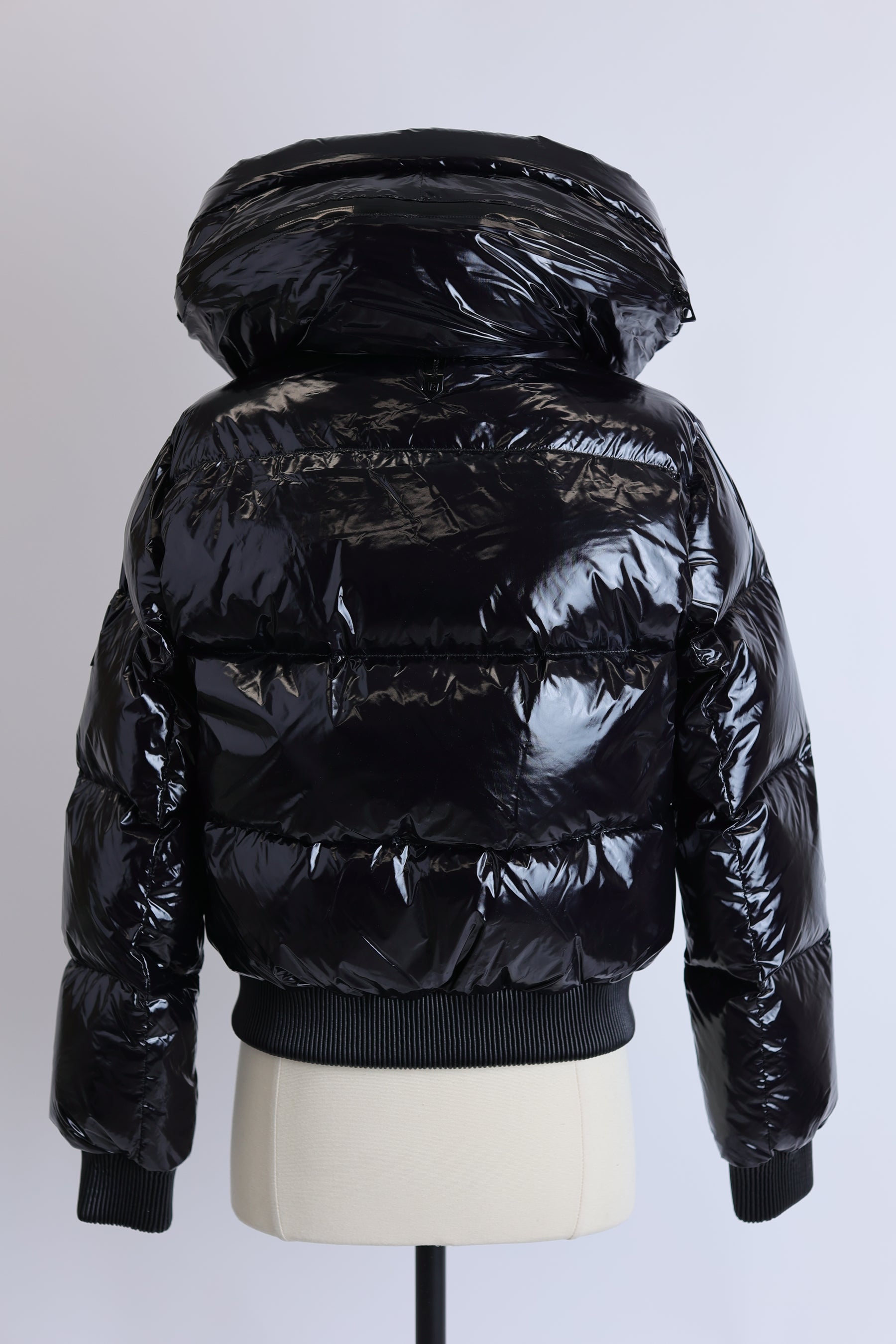 Karina Shiny Down Bomber Jacket