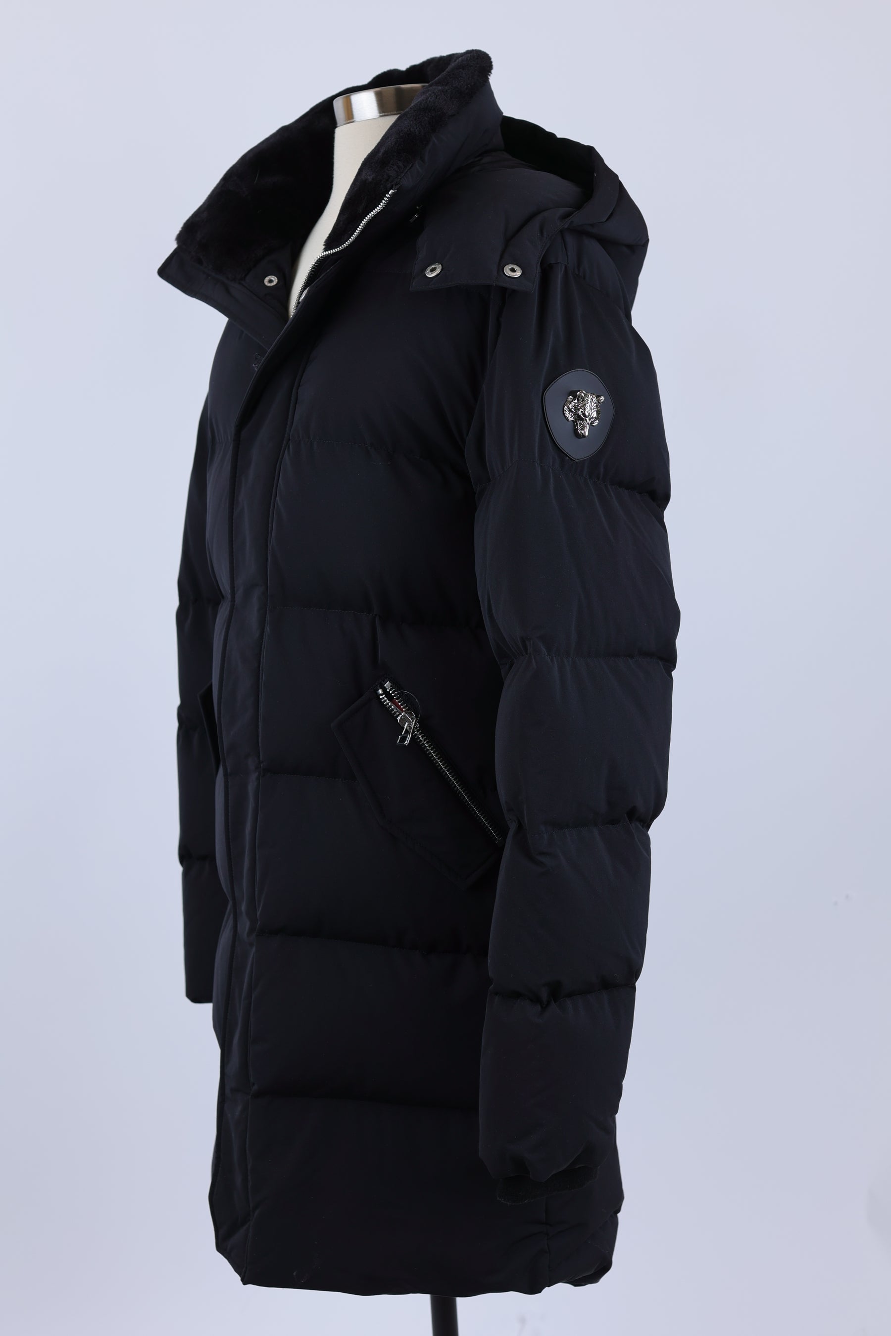 Penguin Quilted Parka Coat