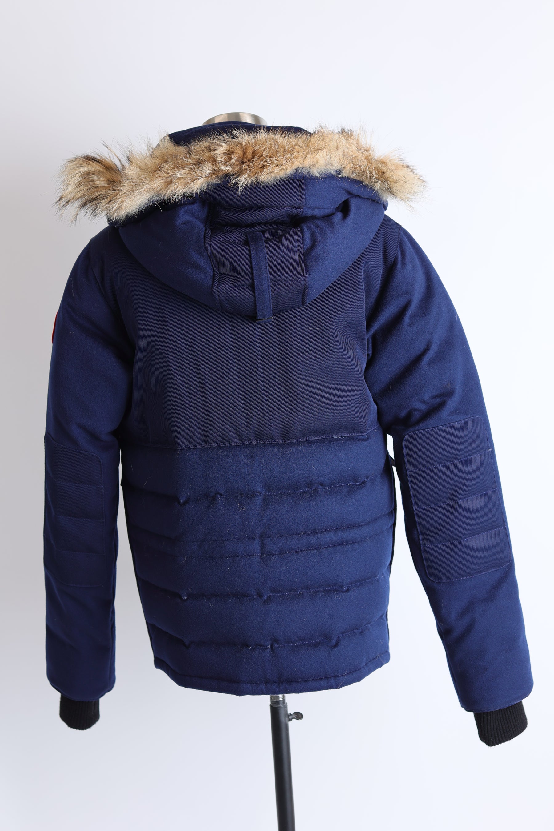 Loro Piana Wool Down Puffer Jacket W/ Fur Hood