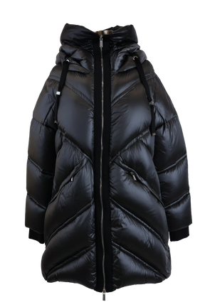 Long Down Filled Parka Coat