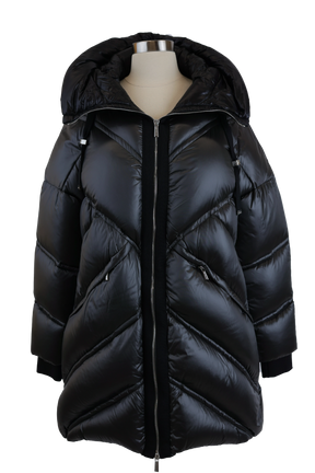 Long Down Filled Parka Coat