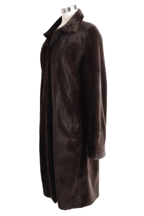 Long Sheared Mink Coat