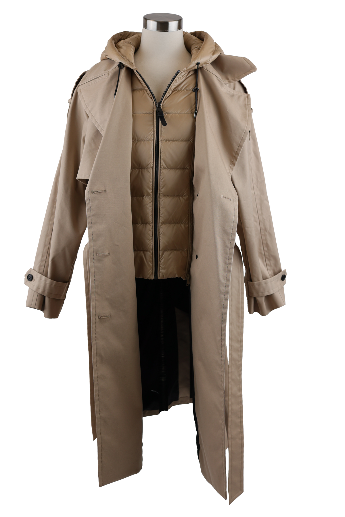 Trisha Trench Coat W/ Removable Down Insert