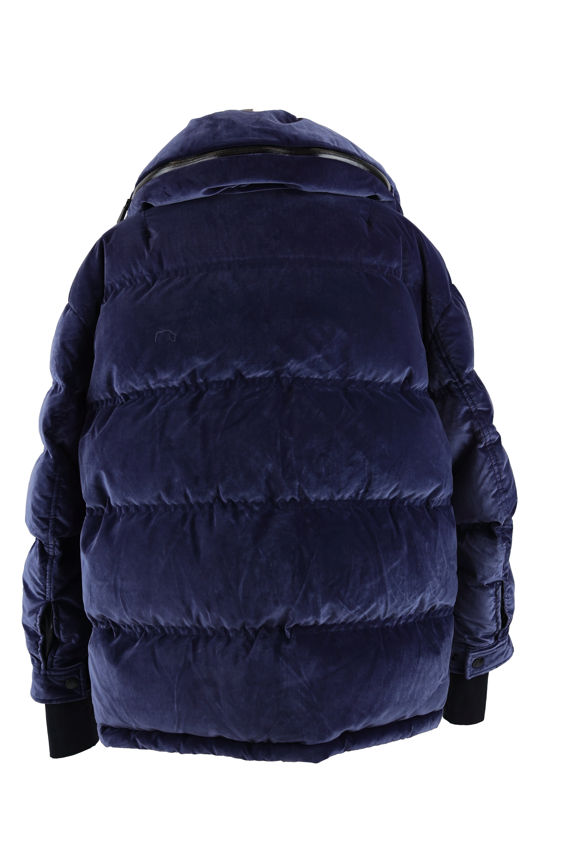 Atena Velour Down Puffer Jacket