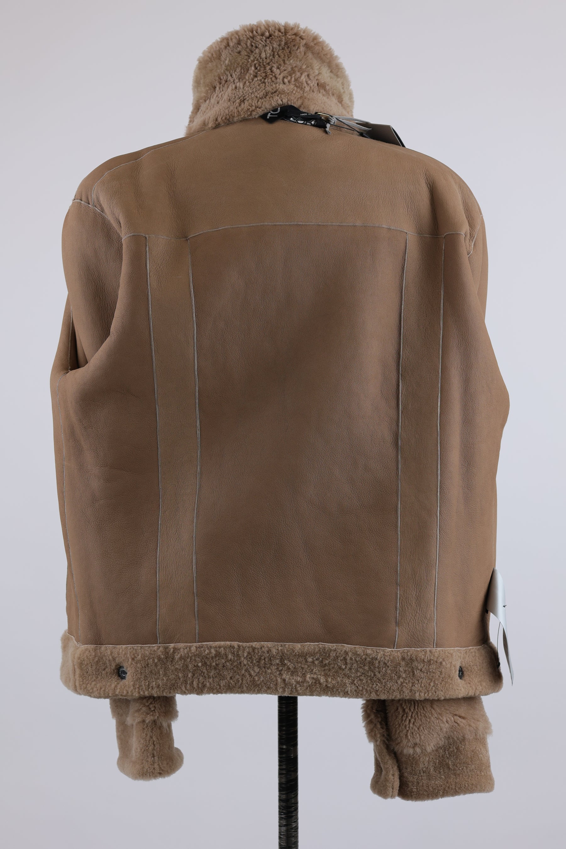 Shearling Leather Lined Jacket