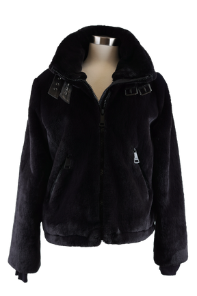 Faux Fur Bomber Jacket