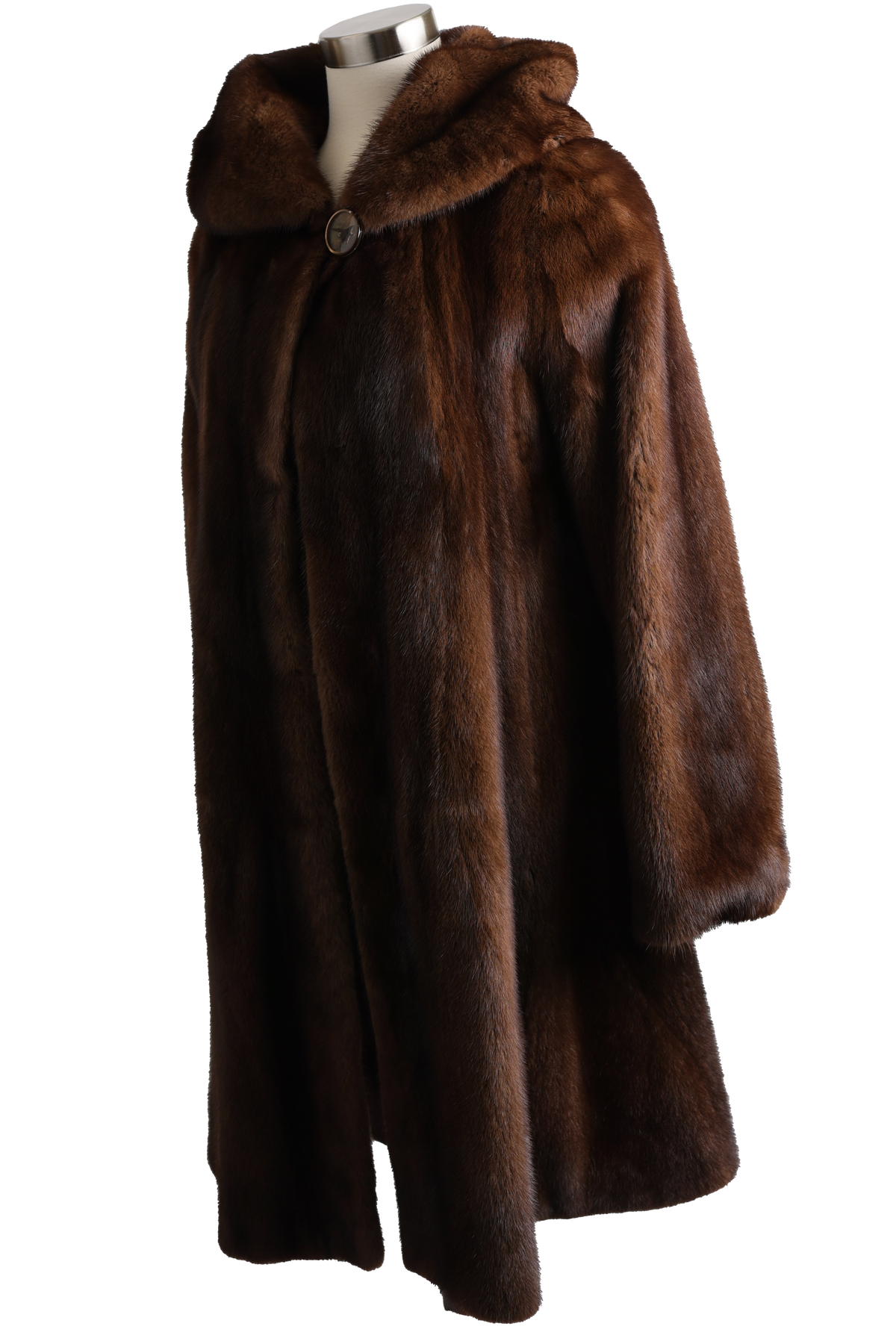 Kopenhagen Mink Hooded Coat