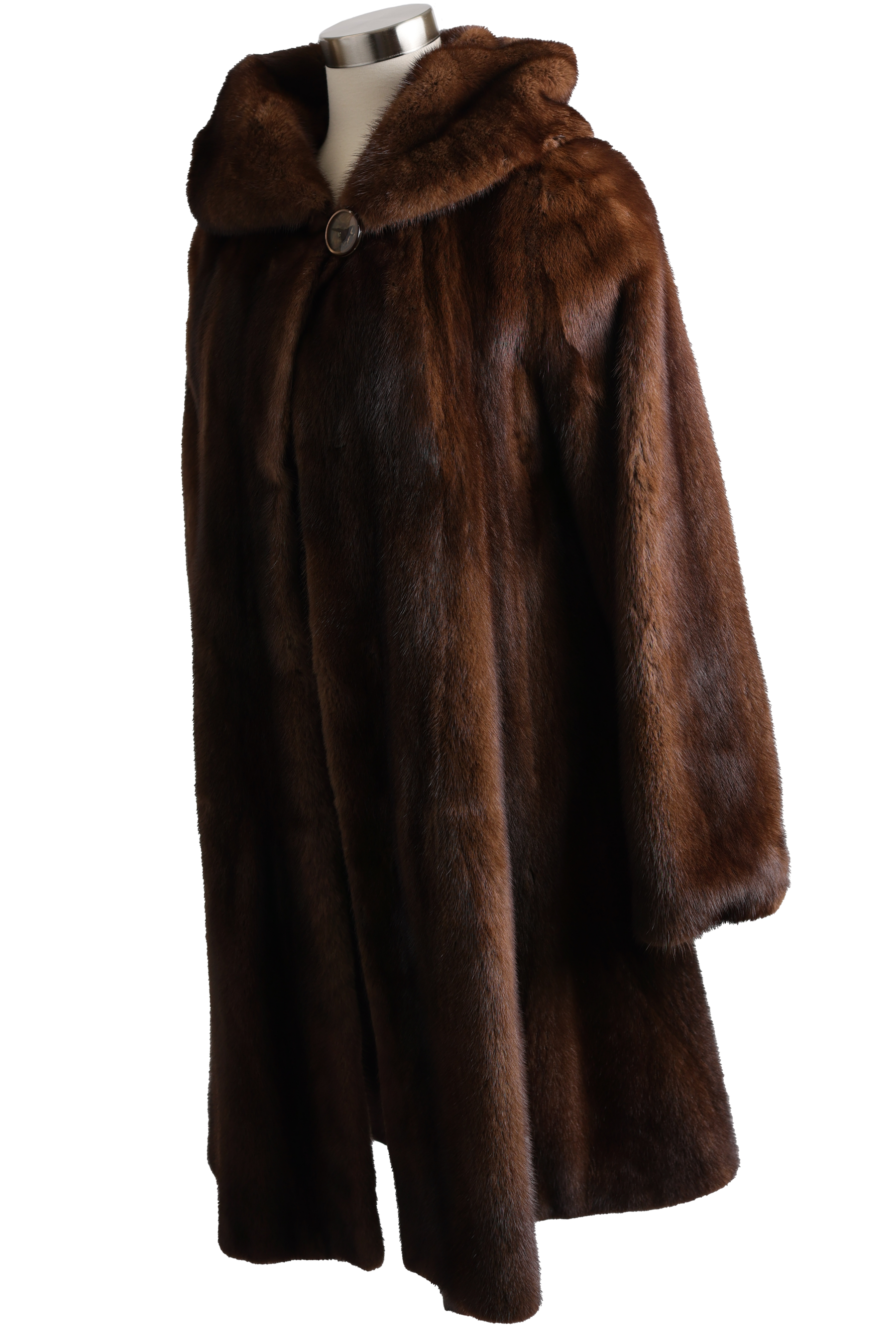 Kopenhagen Mink Hooded Coat