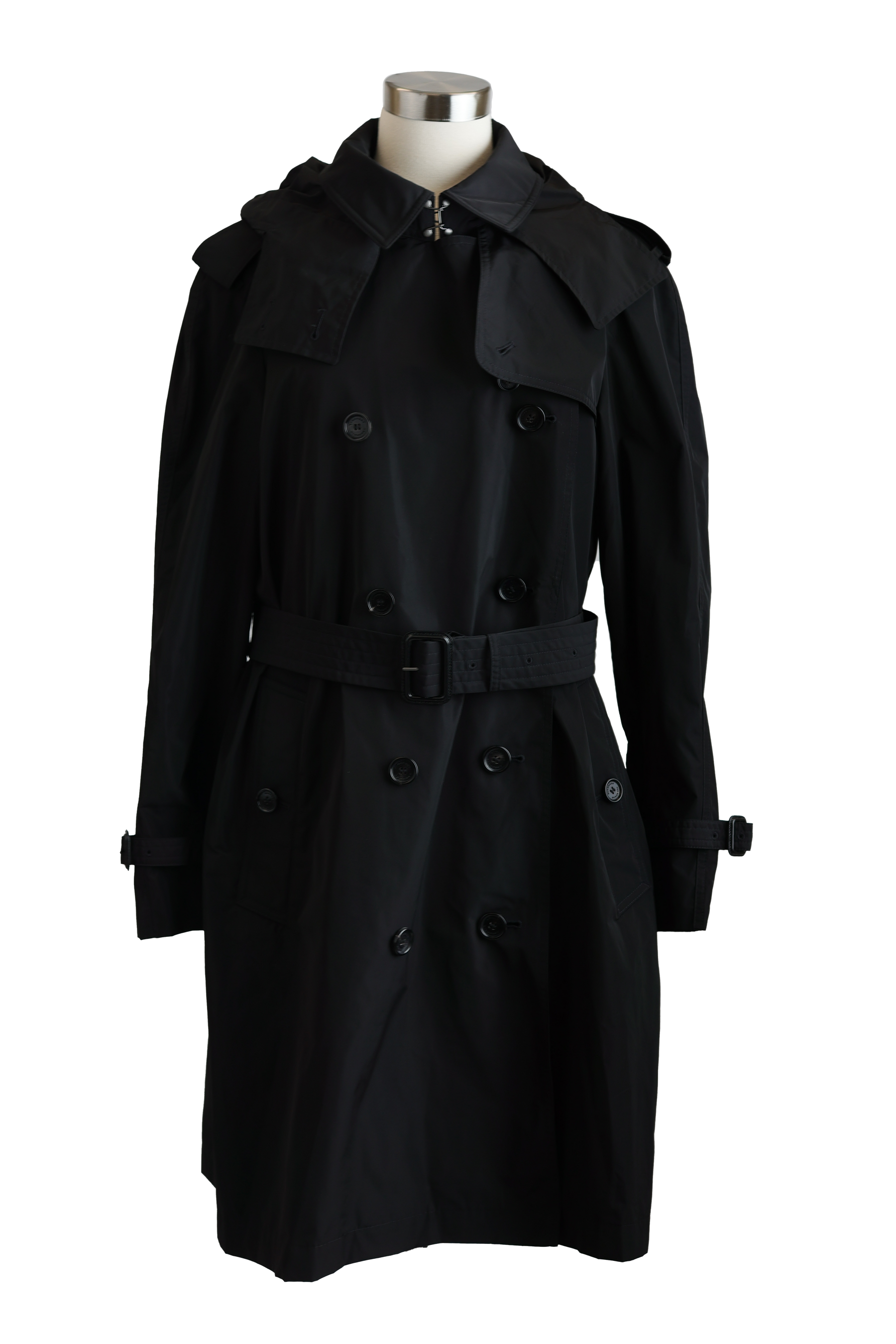 Signature Belted Trench Coat W/ Removable Hood