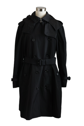 Signature Belted Trench Coat W/ Removable Hood