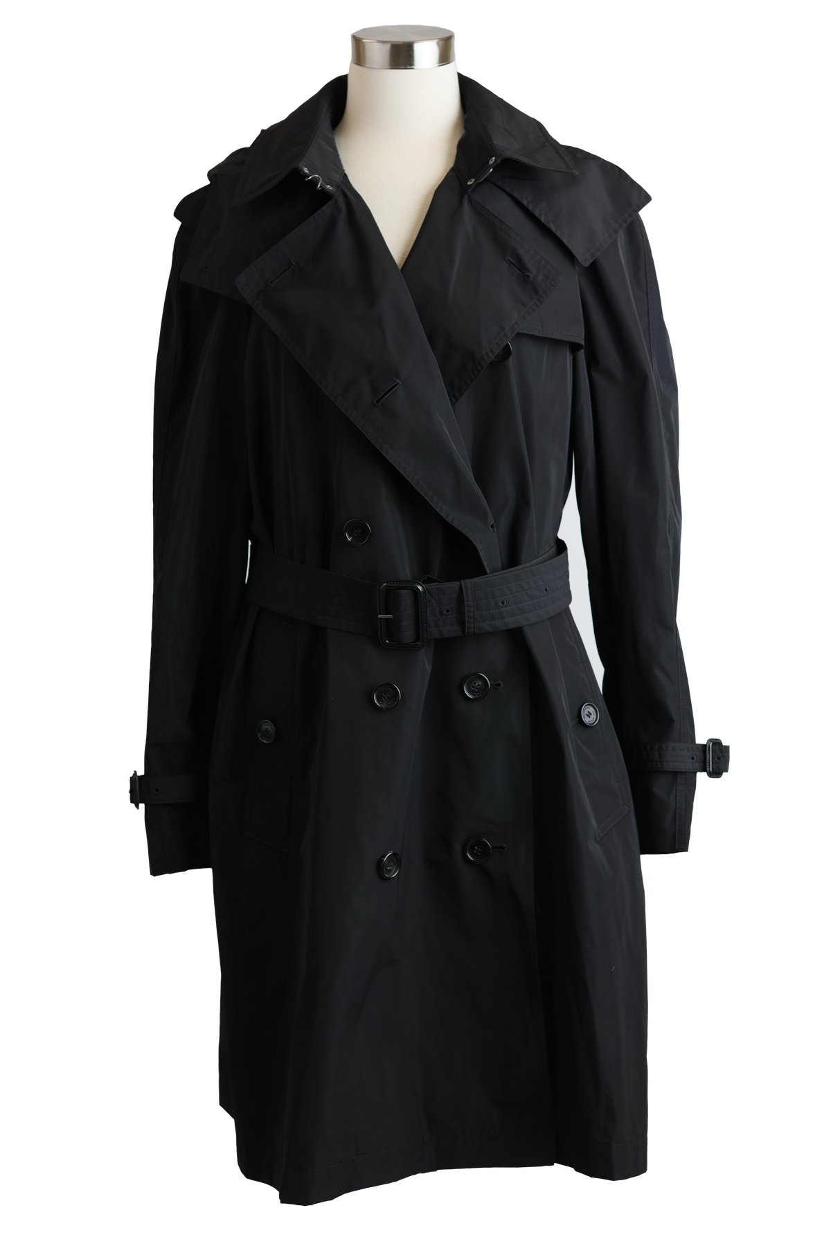 Signature Belted Trench Coat W/ Removable Hood