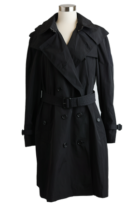 Signature Belted Trench Coat W/ Removable Hood