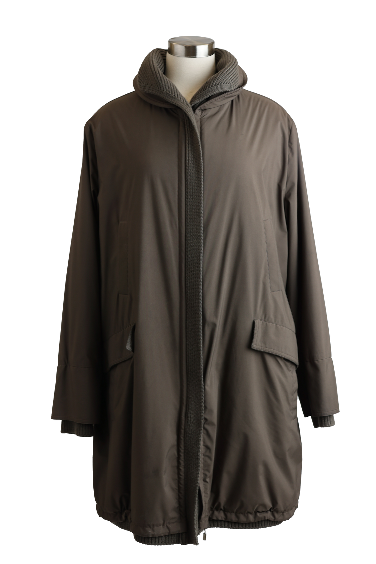 Waterproof Cashmere Lined Rain Coat