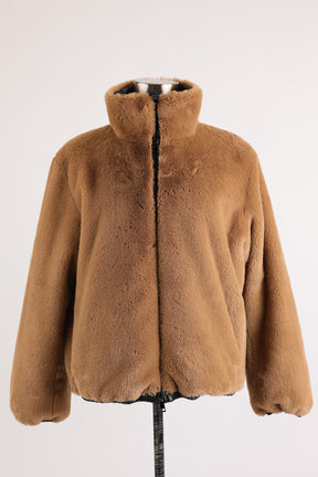 Adoxe Reversible Faux Fur Jacket