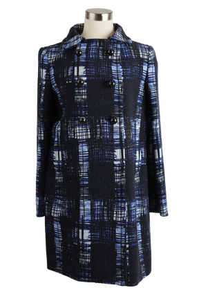 Wool Double Breasted Dress Coat