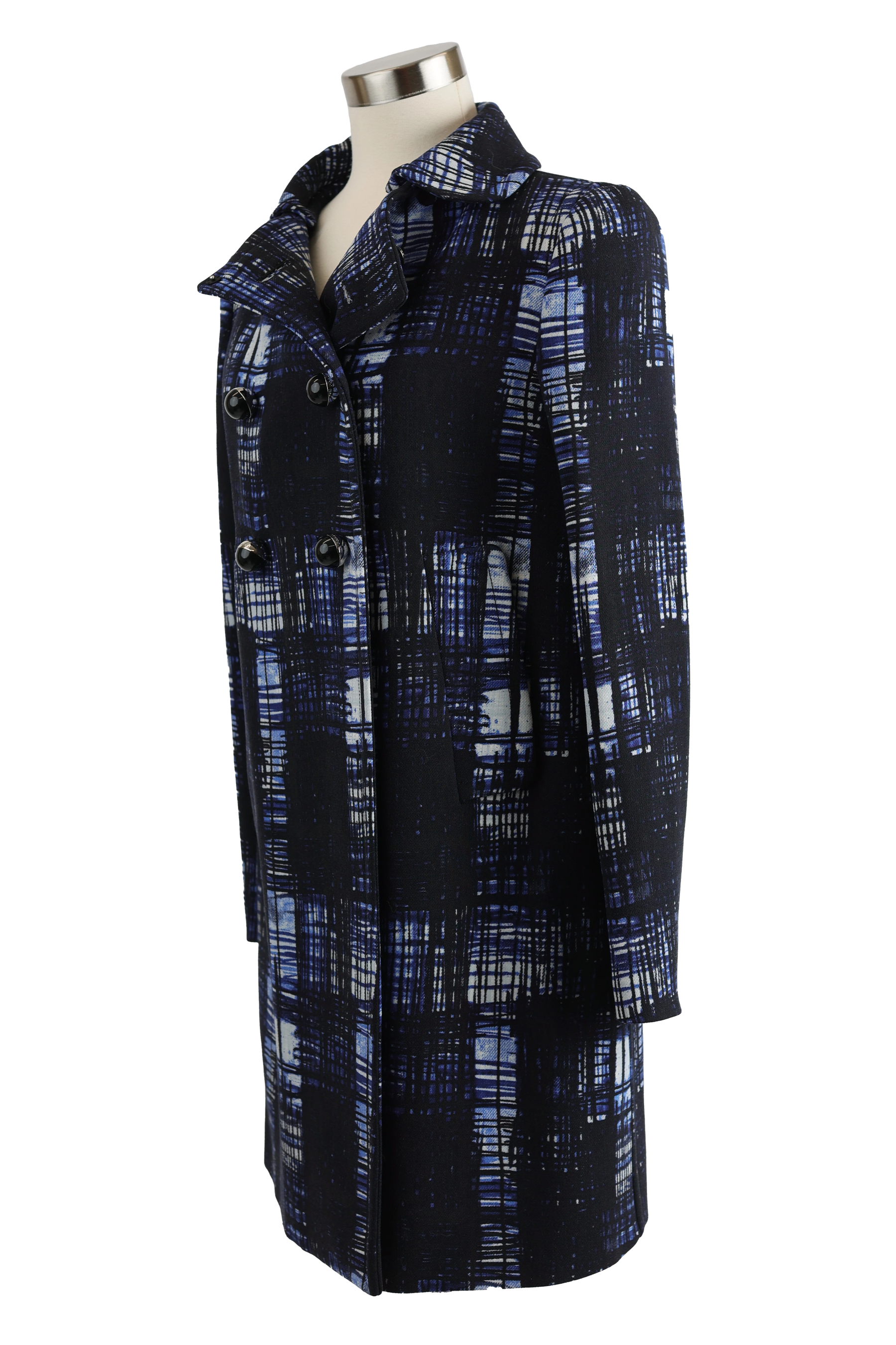 Wool Double Breasted Dress Coat