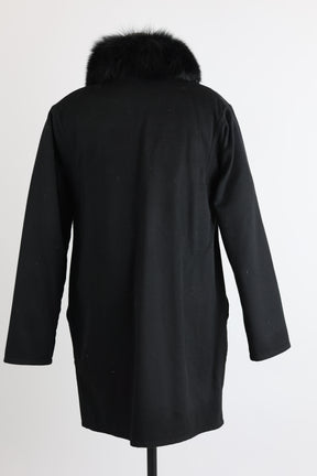 Pirite 2 in 1 Wool-Cashmere Dress Coat W/ Down Insert