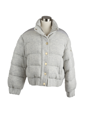 Tweed Puffer Jacket