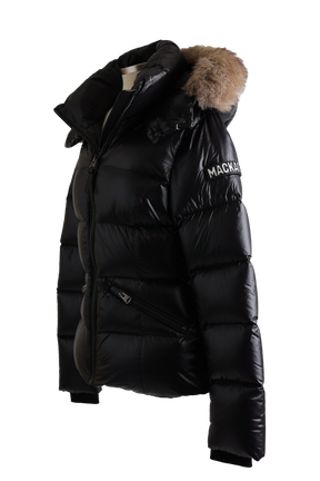 Madalyn Down Puffer Jacket W/ Shearling Hood