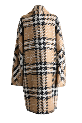 Wool Blend Dress Coat