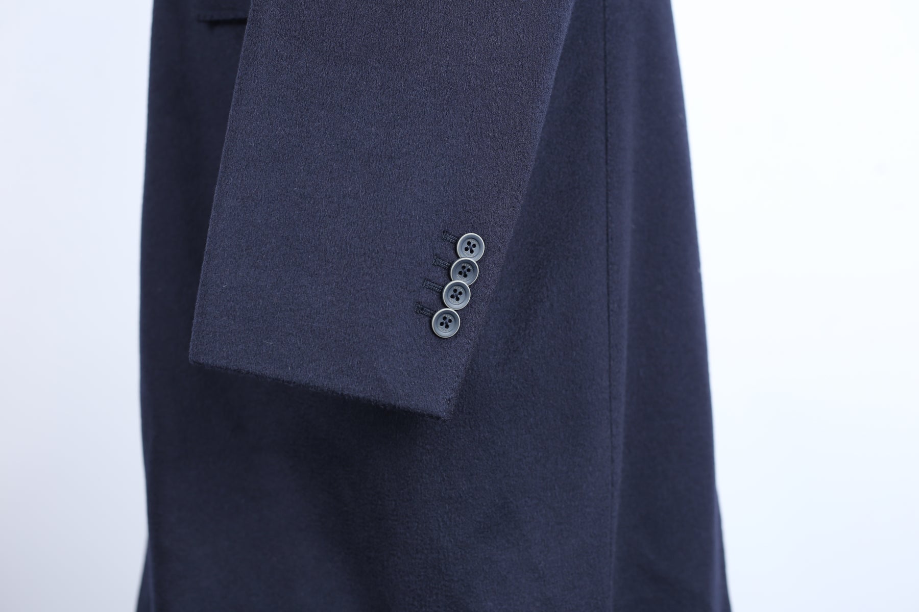 Cashmere Dress Coat With Removable Bib