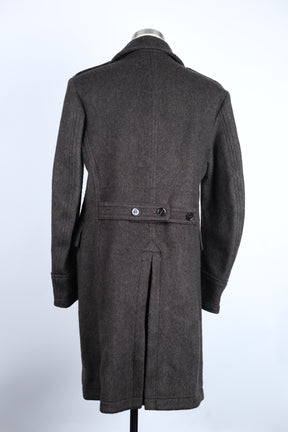 Wool Double Breasted Dress Coat