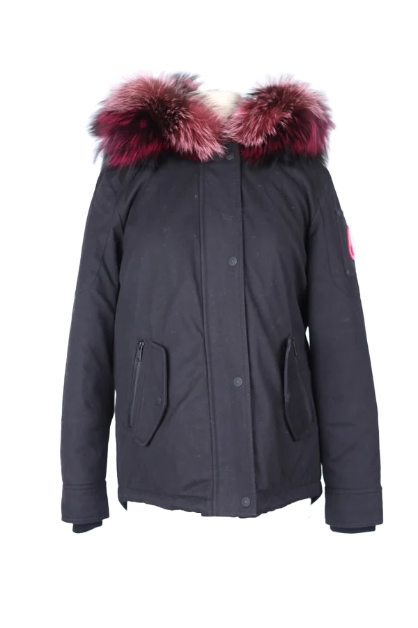 Down Filled Puffer Jacket W/ Fur Hood