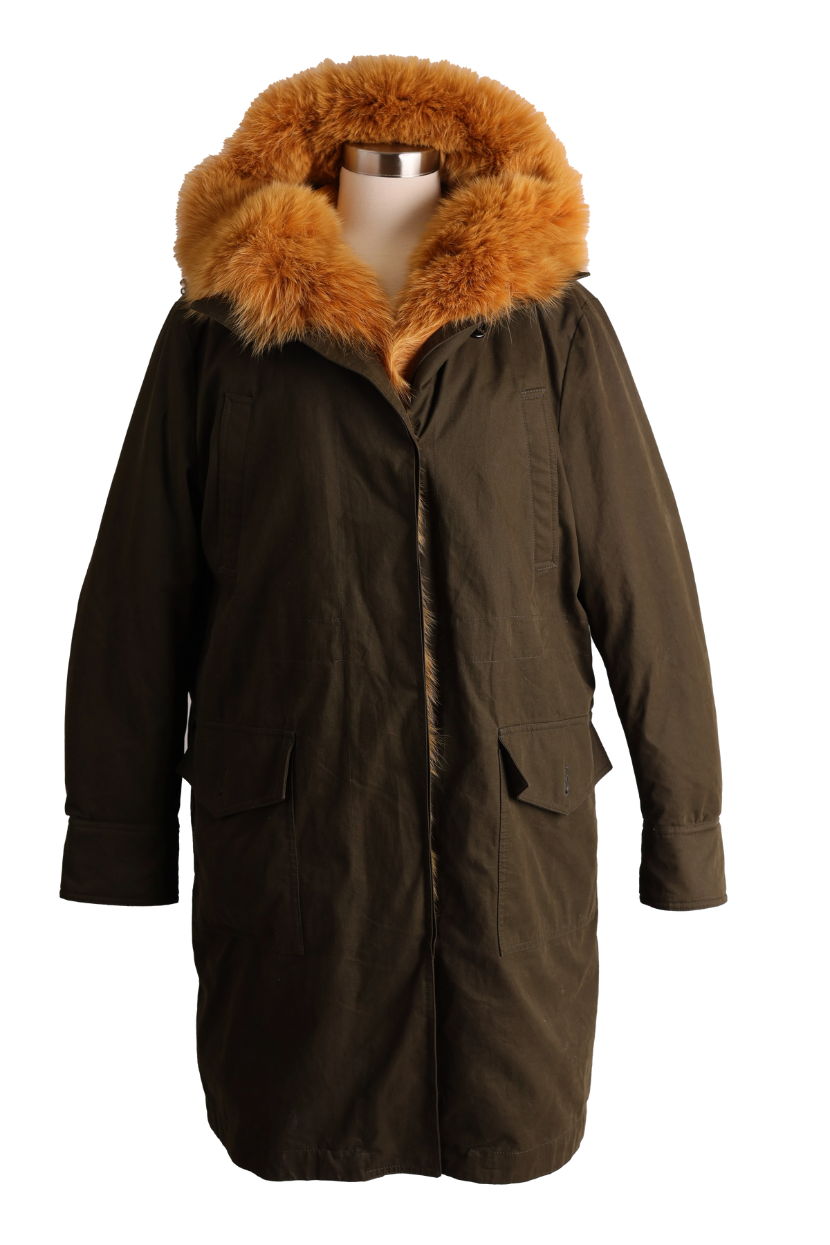 Hypolais Long Fur Trim Down Filled Parka