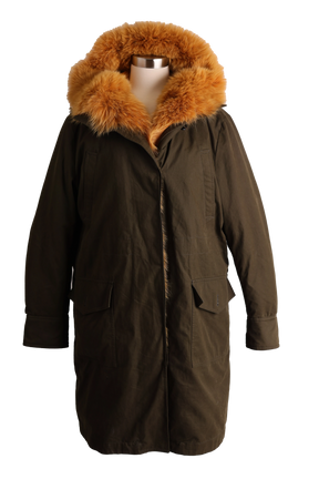 Hypolais Long Fur Trim Down Filled Parka