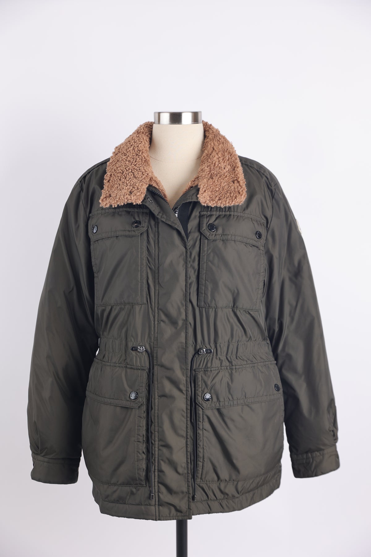 Brutet Down Parka W/ Shearling Trim