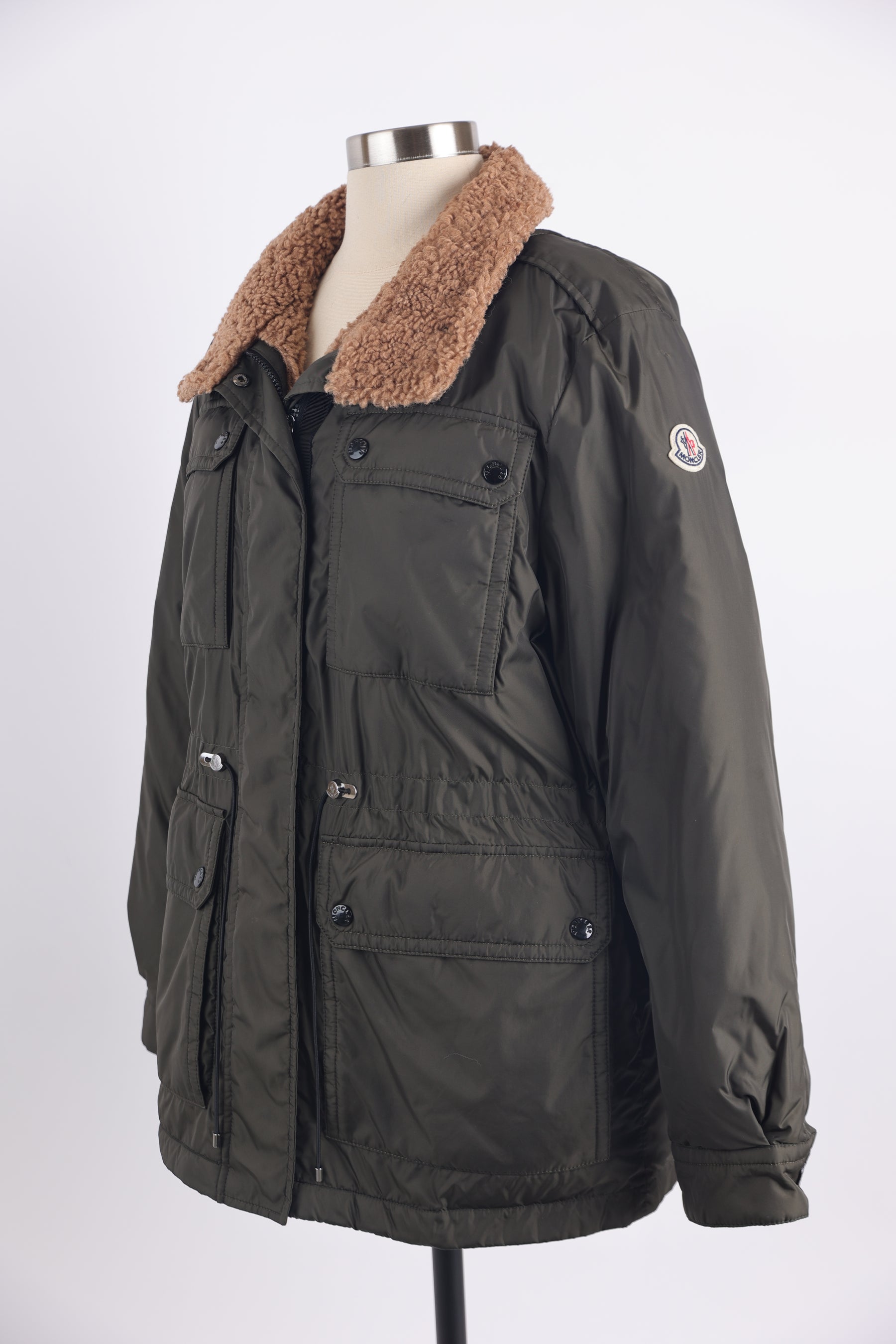 Brutet Down Parka W/ Shearling Trim