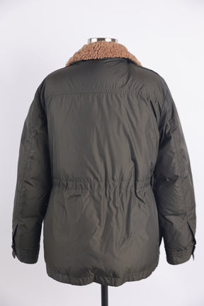 Brutet Down Parka W/ Shearling Trim