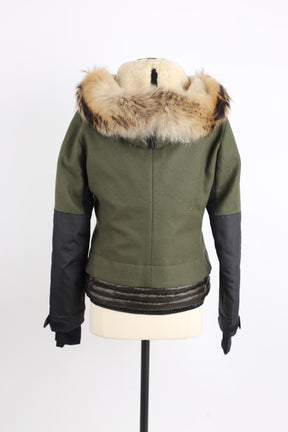 Bonneval Wool Down Ski Jacket W/ Fur Hood