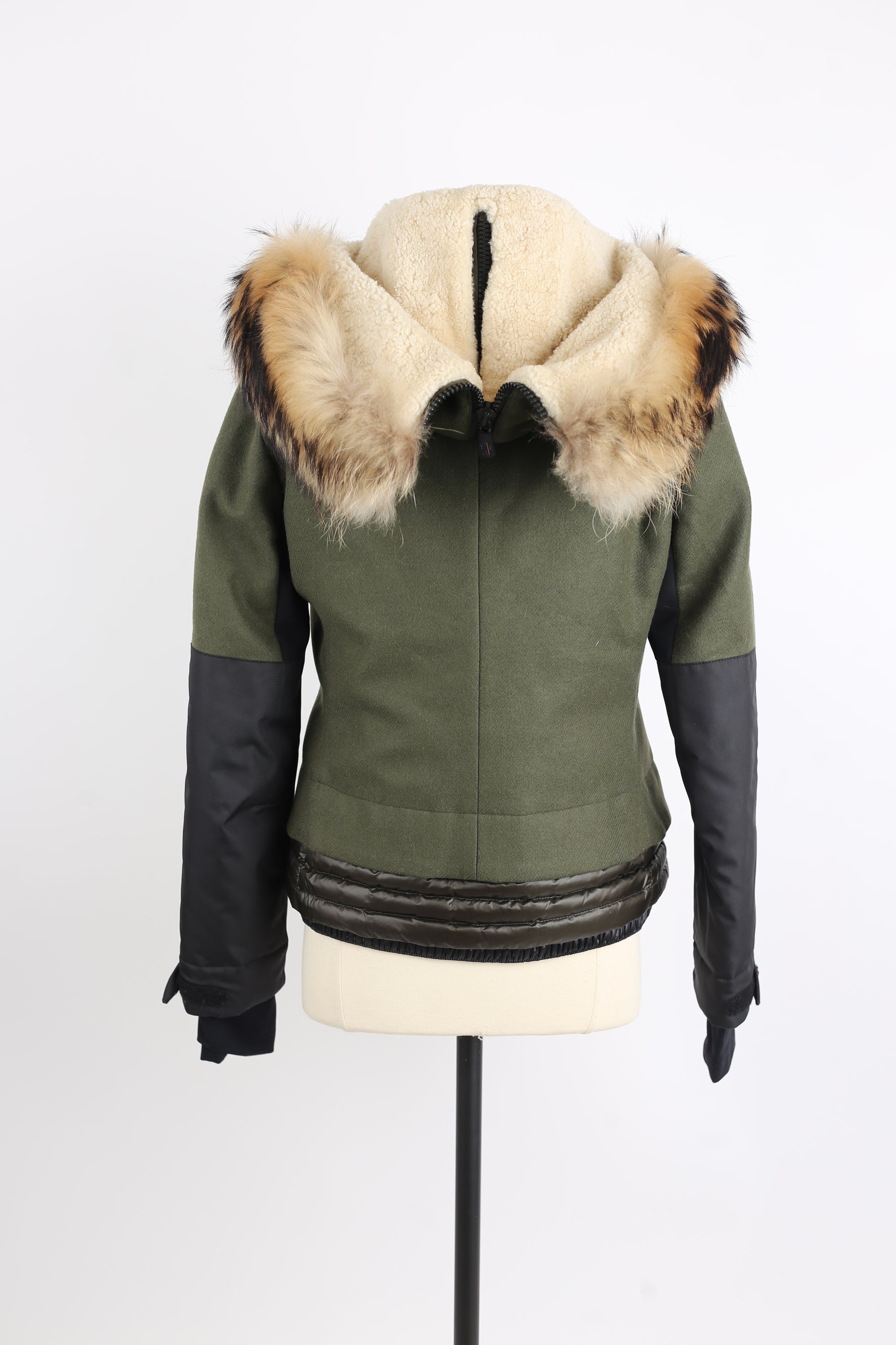 Bonneval Wool Down Ski Jacket W/ Fur Hood