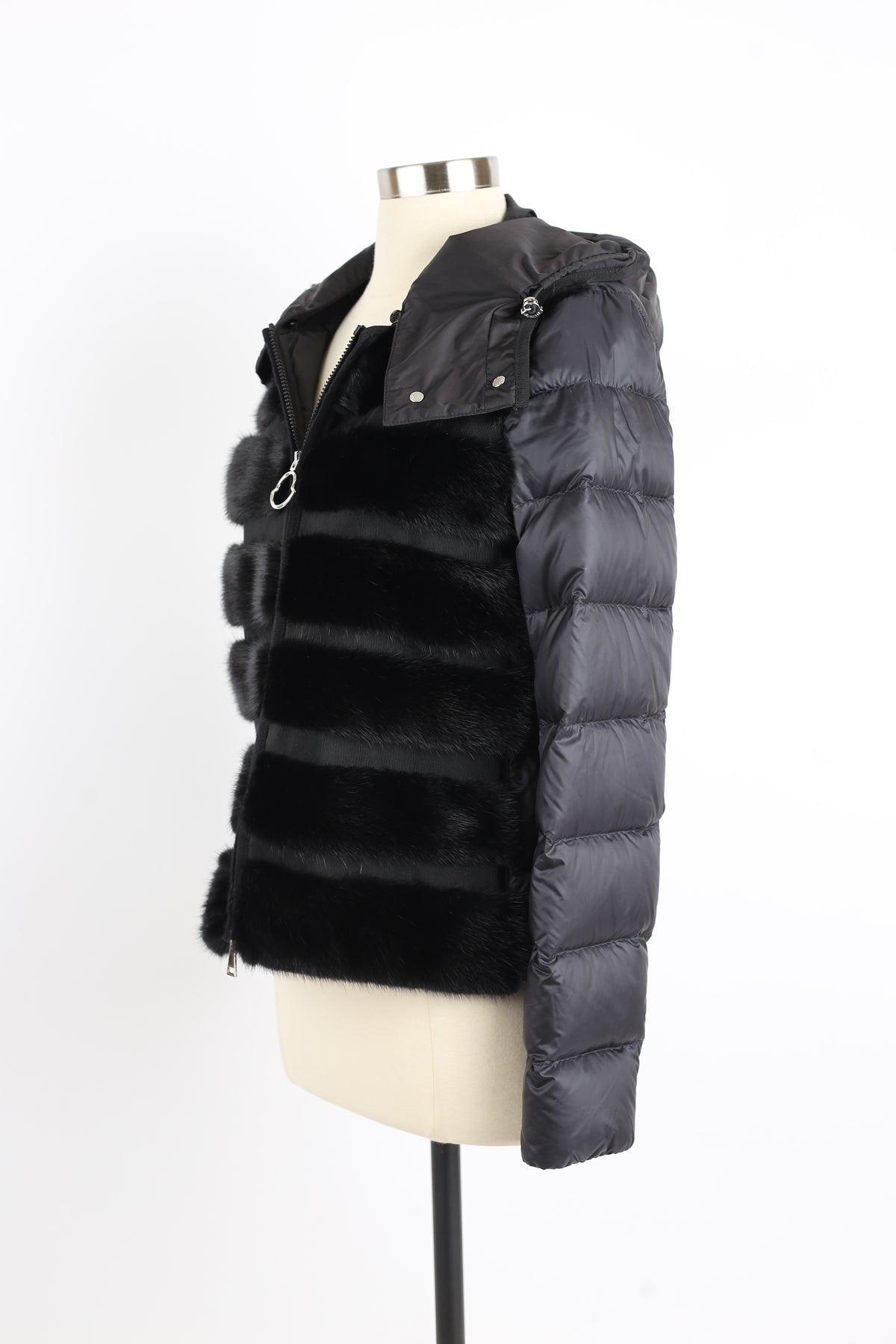 Riga Mink Front Down Jacket