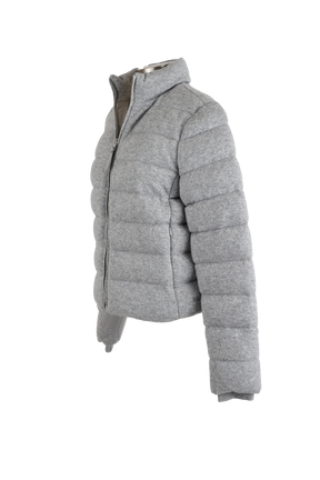 Melia Cashmere-Wool Down Puffer Jacket