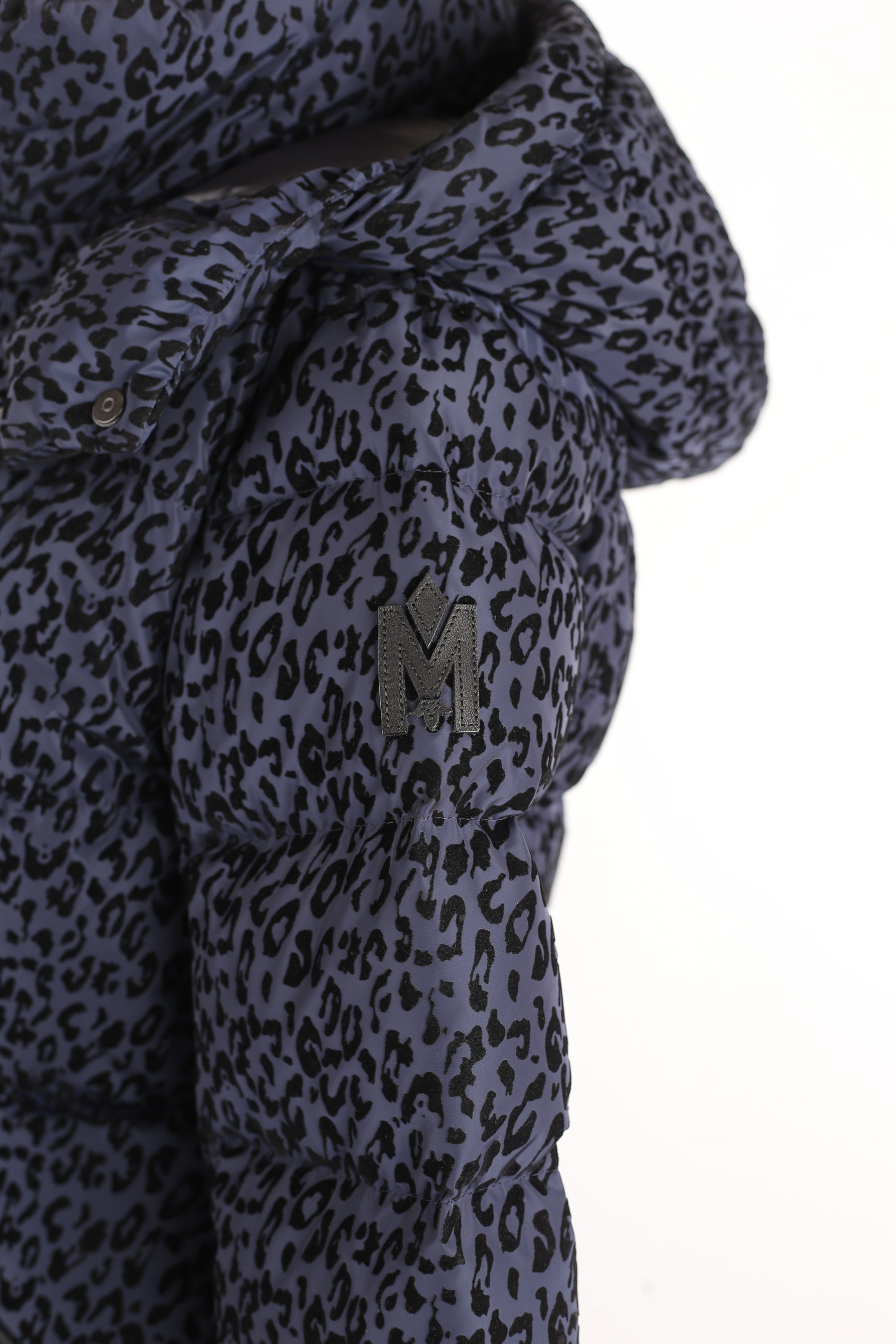 Madalyn Leopard Print Down Puffer Jacket