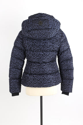 Madalyn Leopard Print Down Puffer Jacket