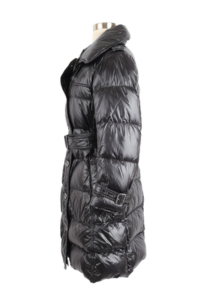 Glossy Down Parka Coat