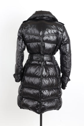 Glossy Down Parka Coat