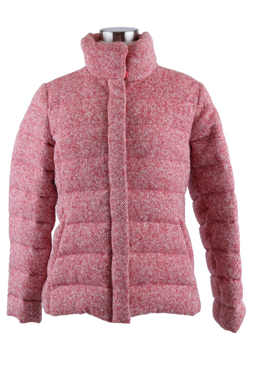 Cardere Tweed Quilted Down Puffer Jacket