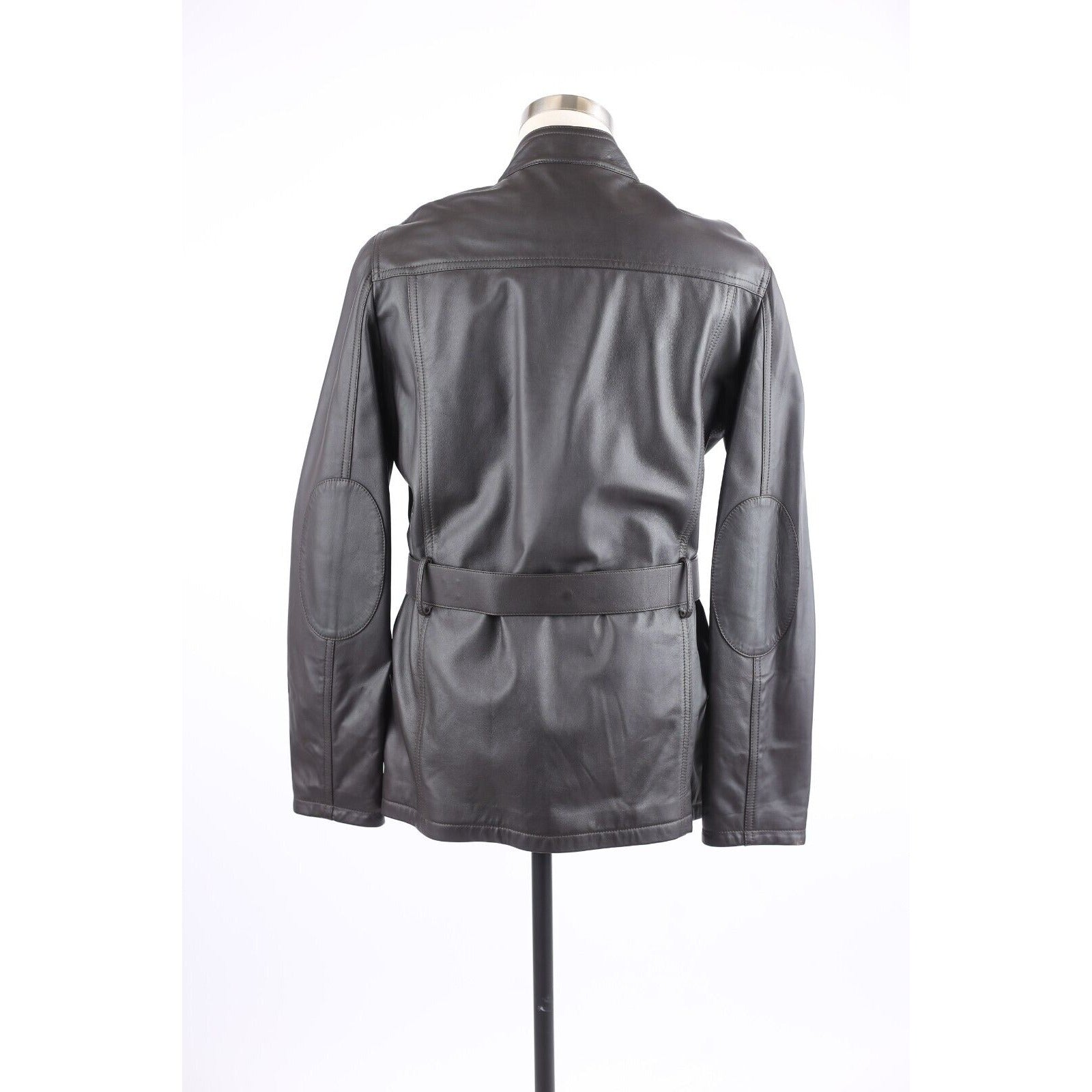 Leather Cashmere Lined Jacket