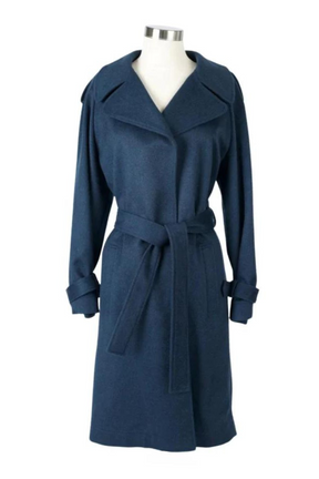 Cashmere Belted Wrap Coat