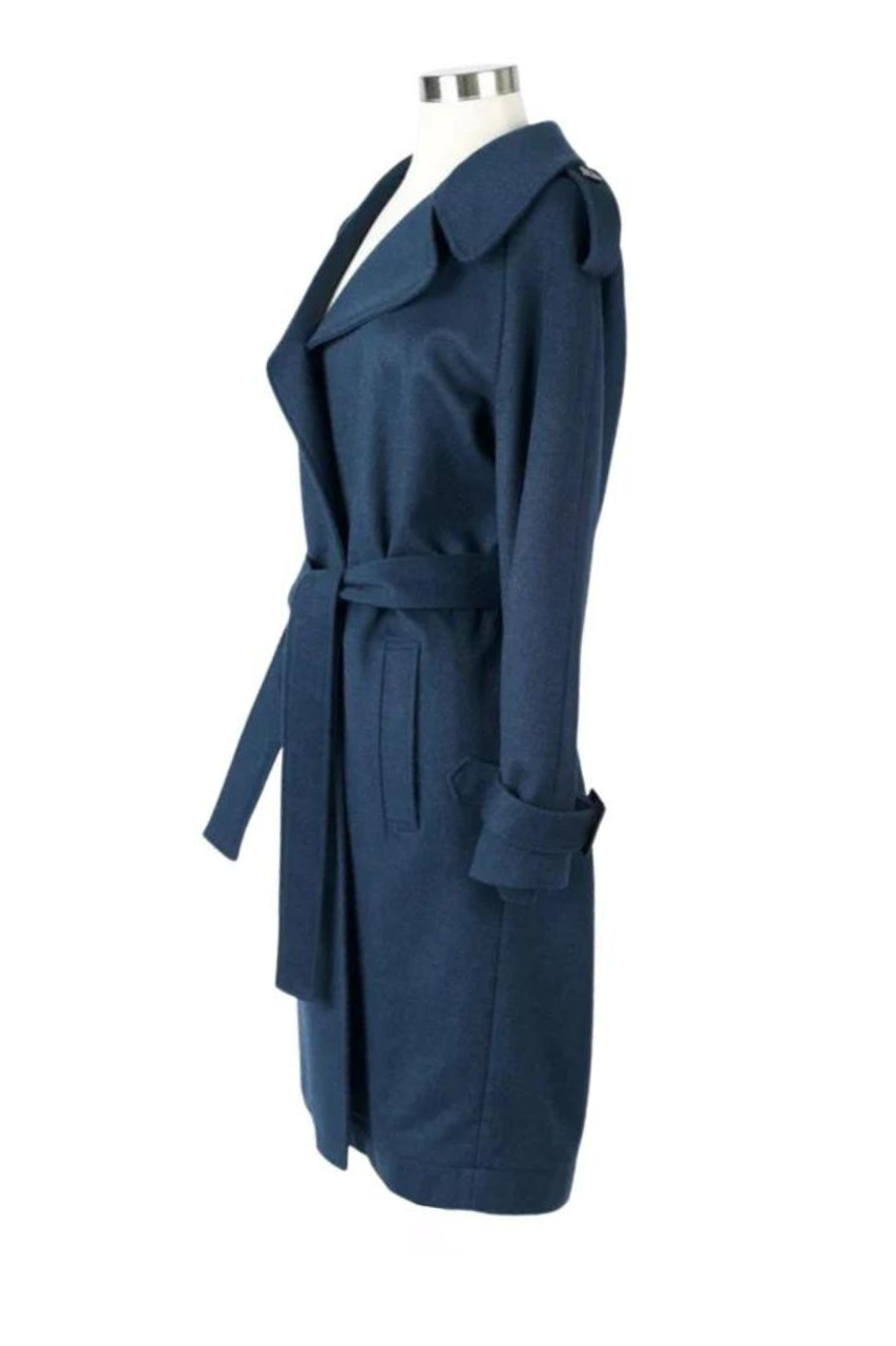 Cashmere Belted Wrap Coat