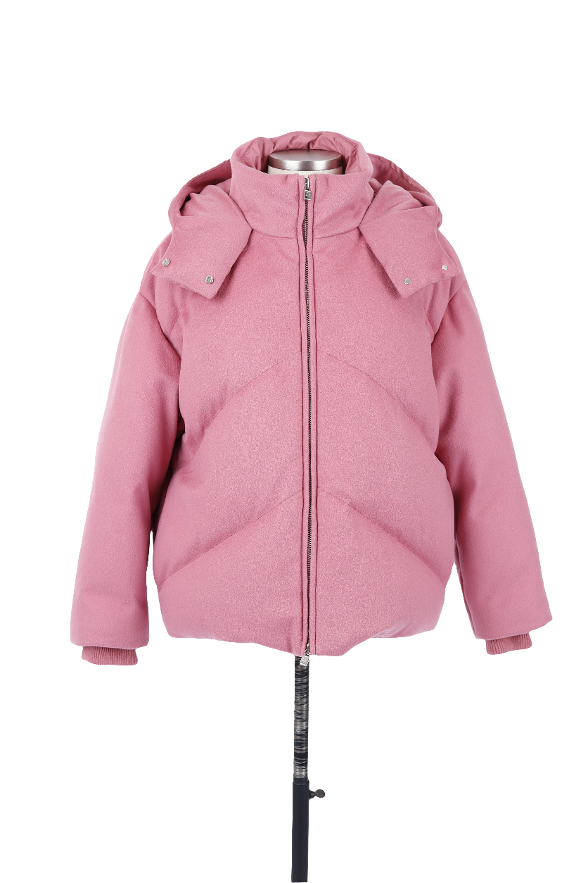 Cashmere Storm System Down Puffer Jacket