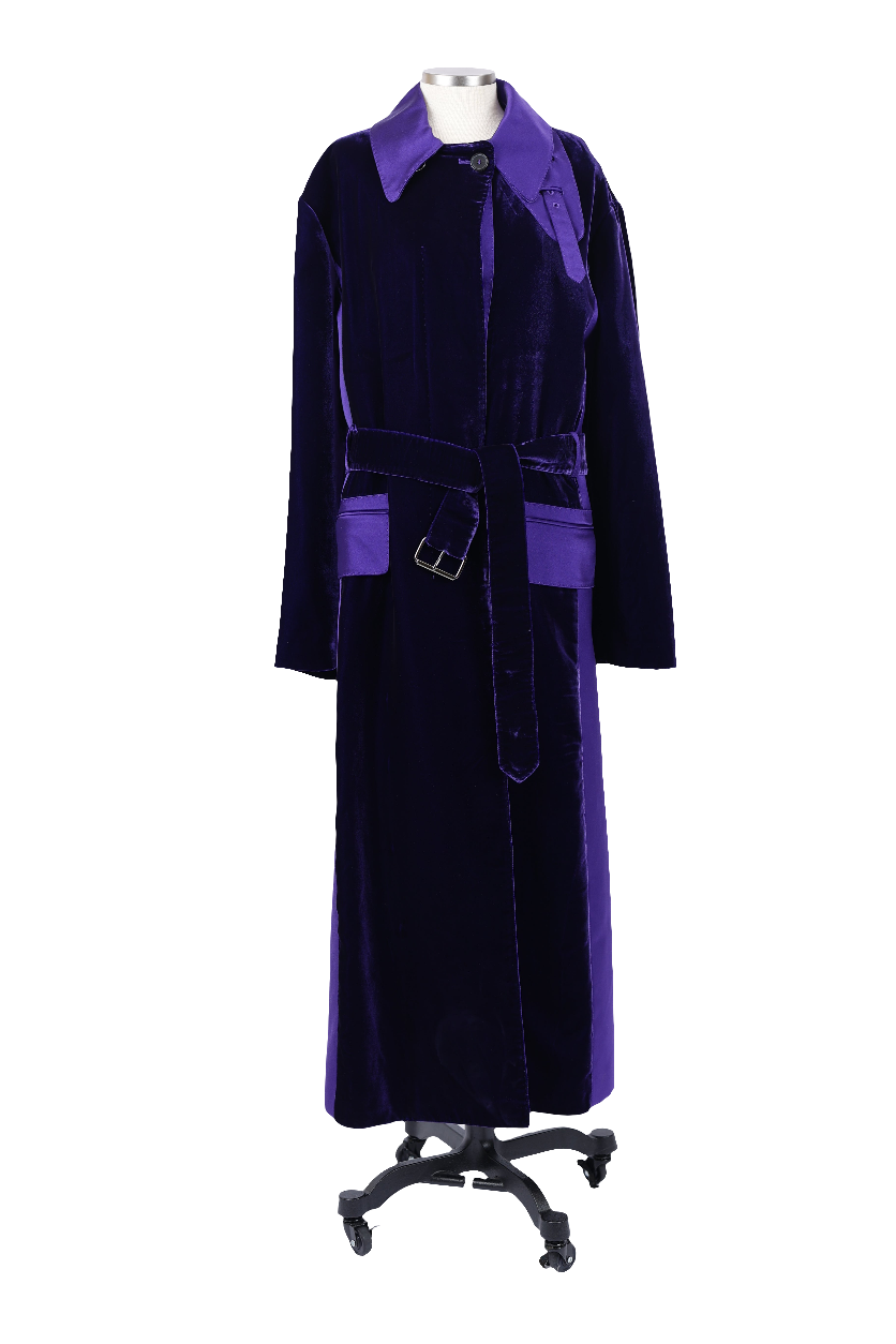 Wool Blend Trench Coat