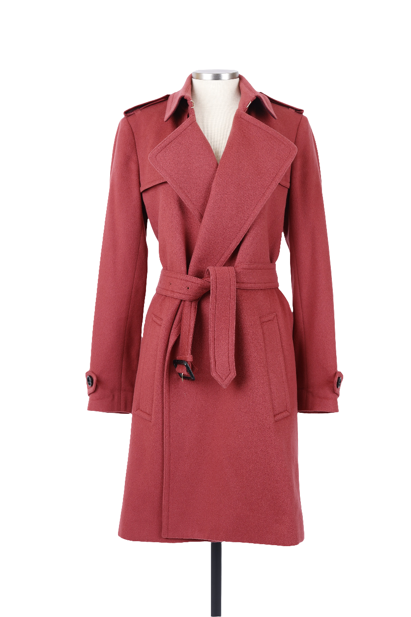 Cashmere Long Trench Coat