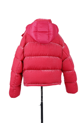 Caille Velvet Down Puffer Jacket
