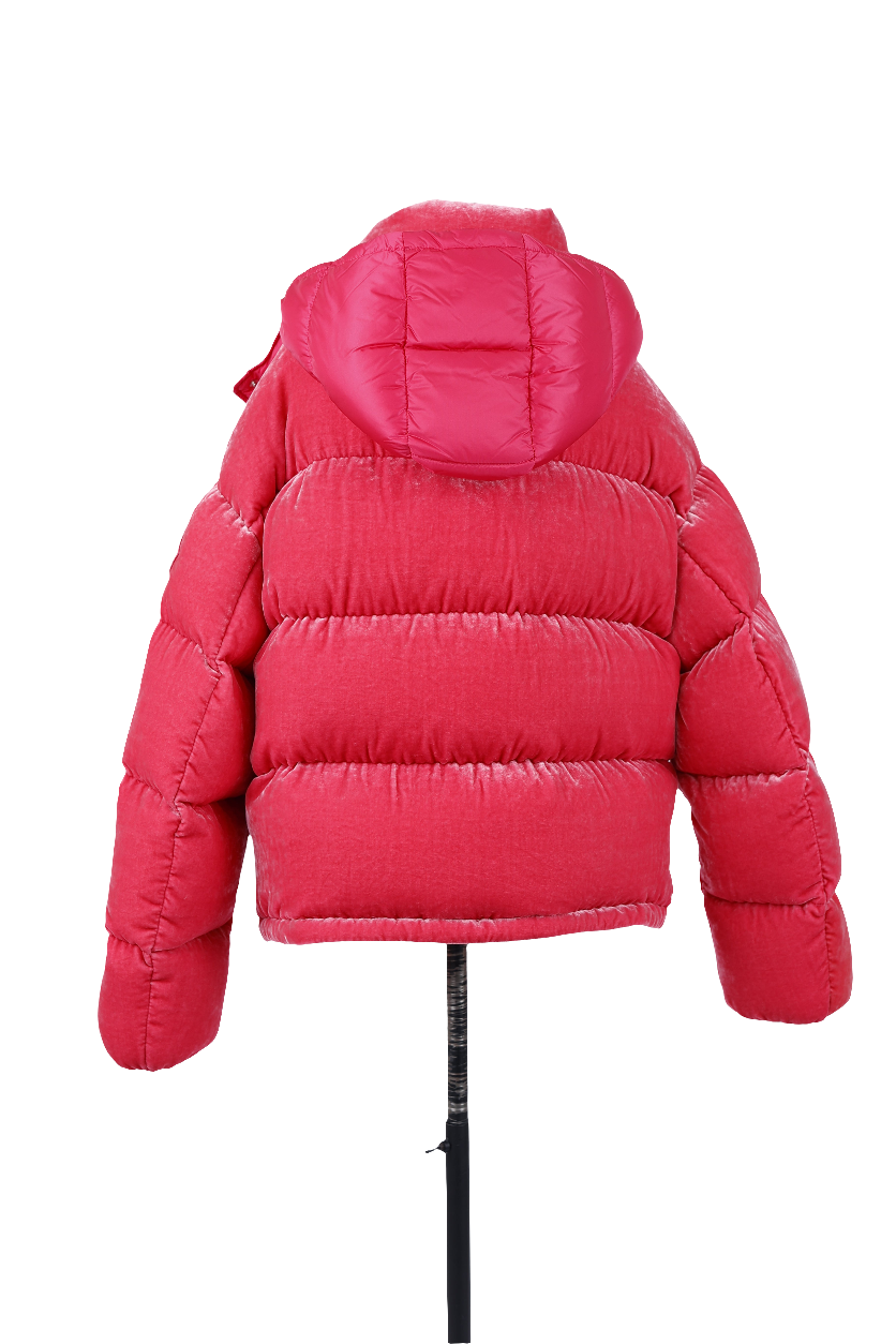 Caille Velvet Down Puffer Jacket
