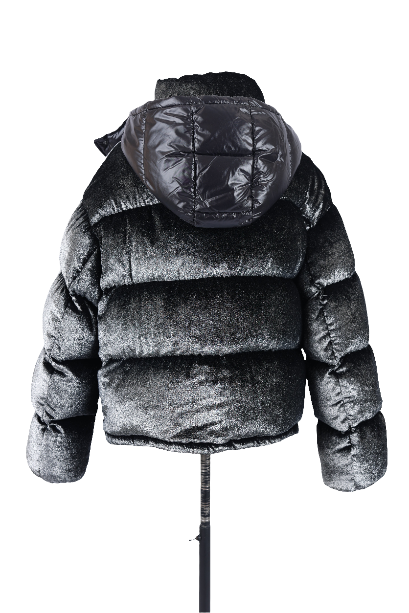 Caille Metallic Down Puffer